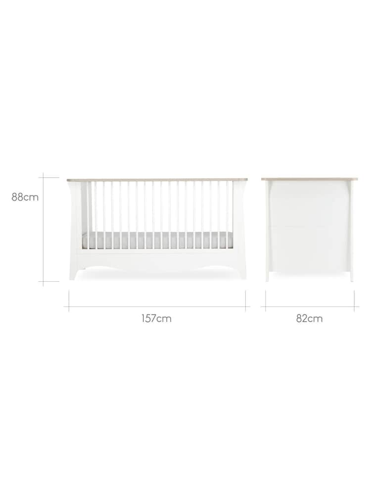 Cuddleco White Clara Cot Bed - Image 5 of 5