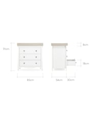 Cuddleco White Clara Dresser Changer - Image 4 of 5