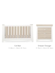 Cuddleco White 2 Piece Ada Nursery Furniture Set - Image 5 of 5