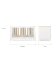 Cuddleco White Ada Cot Bed - Image 4 of 5