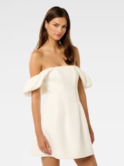 Forever New White Jacquie Off Shoulder Mini Dress - Image 4 of 5