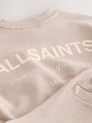 smALLSAINTS Underground Satin Panel Sweatshirt and Wide Leg Joggers Set - Obraz 12 z 14