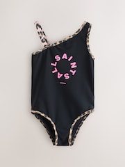 smALLSAINTS Tierra Logo Asymmetrisk Baddräkt - Bild 1 av 5