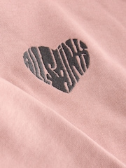 smALLSAINTS Mid Pink Lover Hoodie and Sweat Shorts Set - Image 10 of 14
