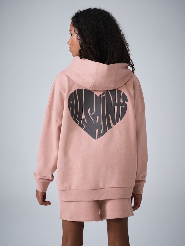 smALLSAINTS Mid Pink Lover Hoodie and Sweat Shorts Set - Image 2 of 14