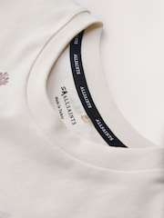 smALLSAINTS White/Guardian Graphic Oversized Crew Neck T-Shirt - Image 8 of 8