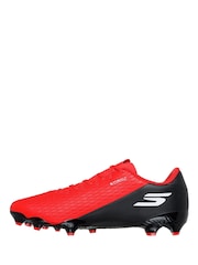 Skechers Red Skx 2 Club Multi Ground Adult Football Boots - Image 2 of 5