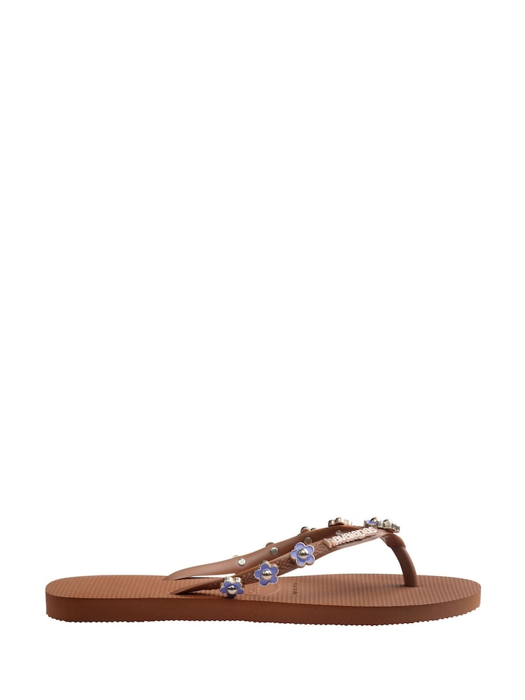 بني ـ شبشب بإصبع رفيع أنيق من Havaianas - صورة 2 من 6 بني ـ شبشب بإصبع رفيع أنيق من Havaianas - صورة 2 من 6