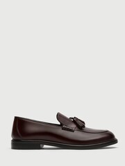 Walk London Brown Putney Tassel Loafers - Image 1 of 6