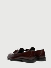 Walk London Brown Putney Tassel Loafers - Image 2 of 6