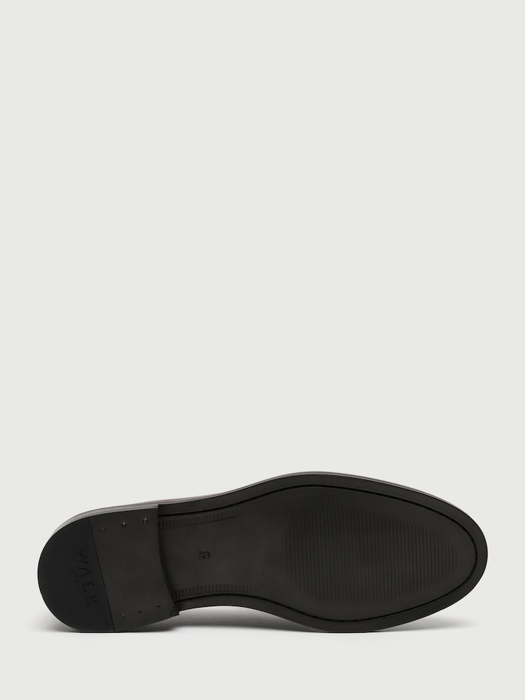 Walk London Brown Putney Tassel Loafers - Image 6 of 6