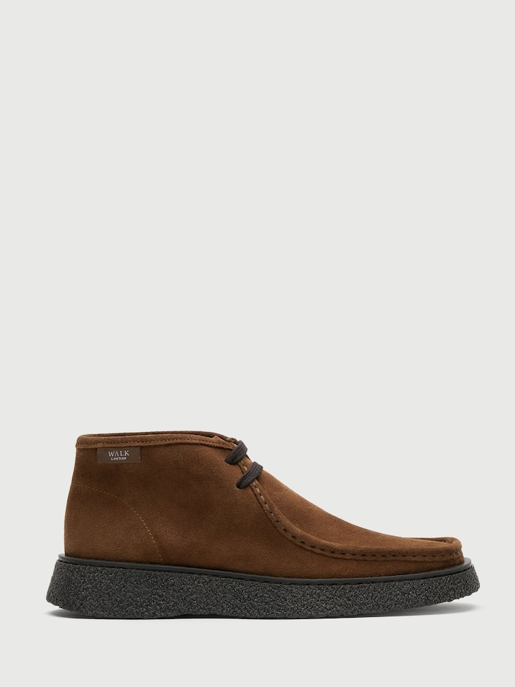 Walk London Brown Carnaby Chukka Boots - Image 1 of 4 Walk London Brown Carnaby Chukka Boots - Image 1 of 4