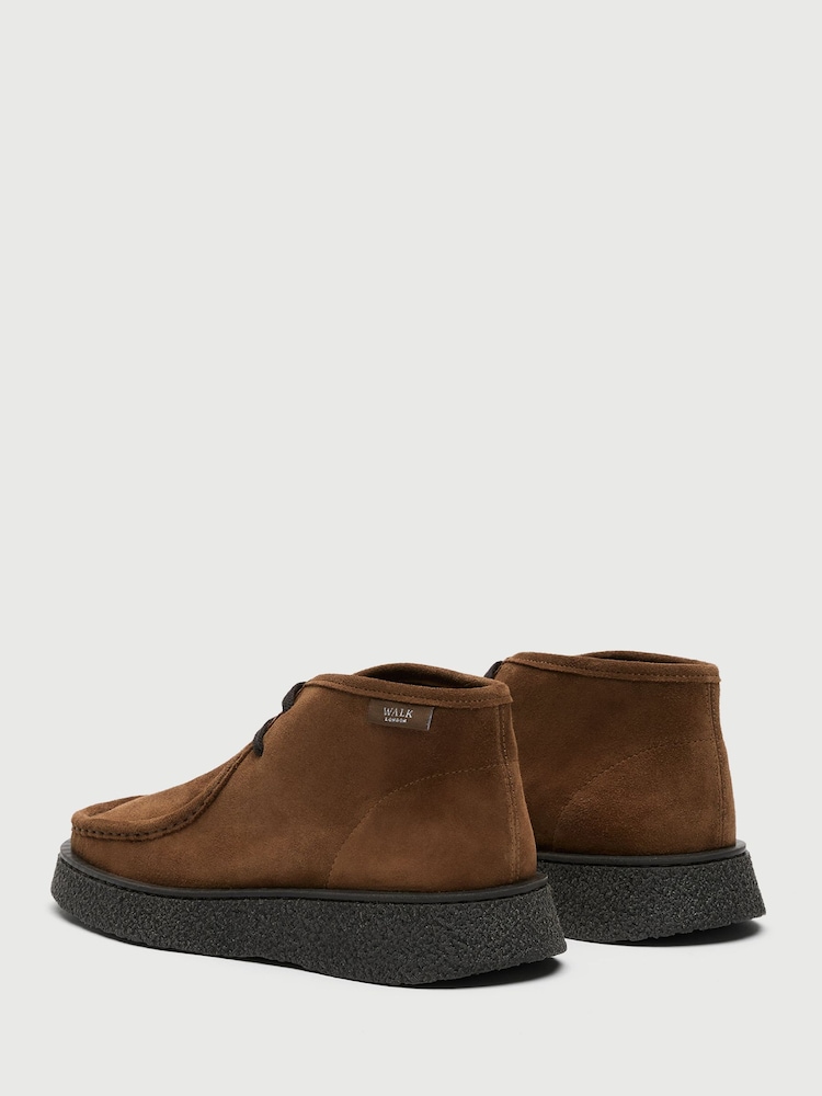 Walk London Brown Carnaby Chukka Boots - Image 2 of 4 Walk London Brown Carnaby Chukka Boots - Image 2 of 4