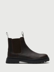 Walk London Brown Callum Seam Chelsea Boots - Image 1 of 5