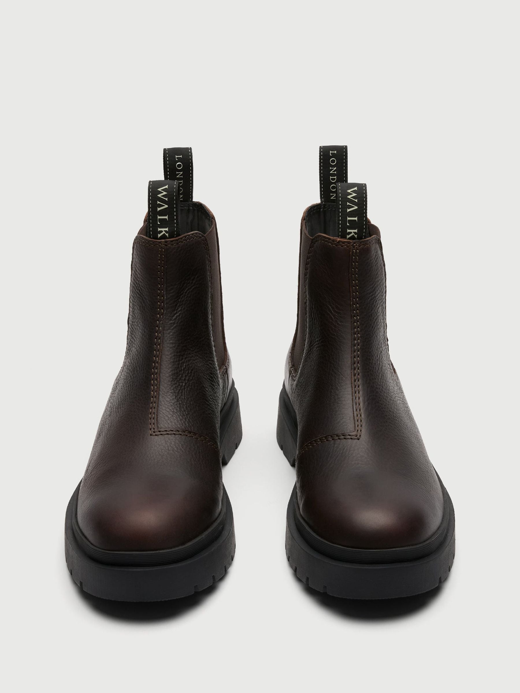 Buy Walk London Brown Leather Callum Seam Chelsea Boots from Next USA