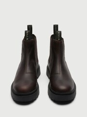 Walk London Brown Callum Seam Chelsea Boots - Image 4 of 5