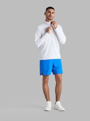 G/Fore White Brushed Back Tech Quarter Zip Pullover Jumper - Image 2 of 3
