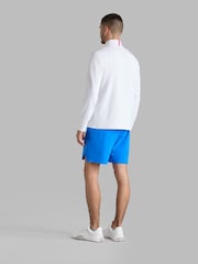 G/Fore White Brushed Back Tech Quarter Zip Pullover Jumper - Image 3 of 3