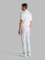 G/Fore White Mapped Icon Camo Tech Jersey Polo Shirt - Image 3 of 3