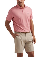 Peter Millar Pink Espresso Martinis Performance Jersey Polo Shirt - Image 1 of 2