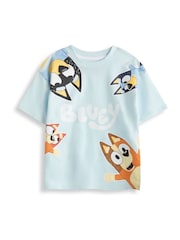 Vanilla Underground Blue Boys Bluey Multicoloured Short Sleeve Short Leg Pyjamas Set Pack of 2 - Image 5 of 7