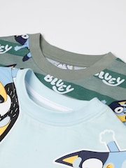Vanilla Underground Blue Boys Bluey Multicoloured Short Sleeve Short Leg Pyjamas Set Pack of 2 - Image 7 of 7