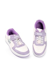 Vanilla Underground Purple Girls Disney Lilo & Stitch Multicoloured Velcro Trainers - Image 1 of 6