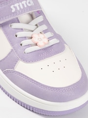 Vanilla Underground Purple Girls Disney Lilo & Stitch Multicoloured Velcro Trainers - Image 3 of 6