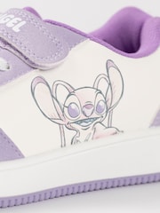 Vanilla Underground Purple Girls Disney Lilo & Stitch Multicoloured Velcro Trainers - Image 6 of 6