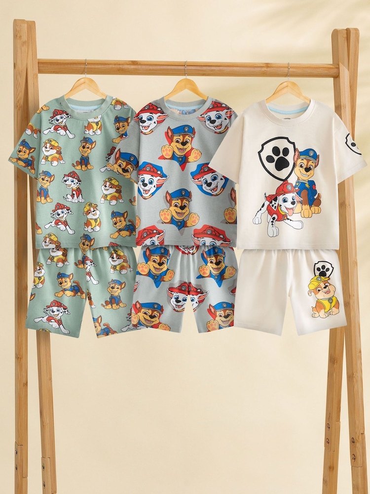 Vanilla Underground Paw Patrol Boys Multicoloured Short Sleeve Short Leg Pyjamas Set Pack of 3 - Slika 1 iz 7