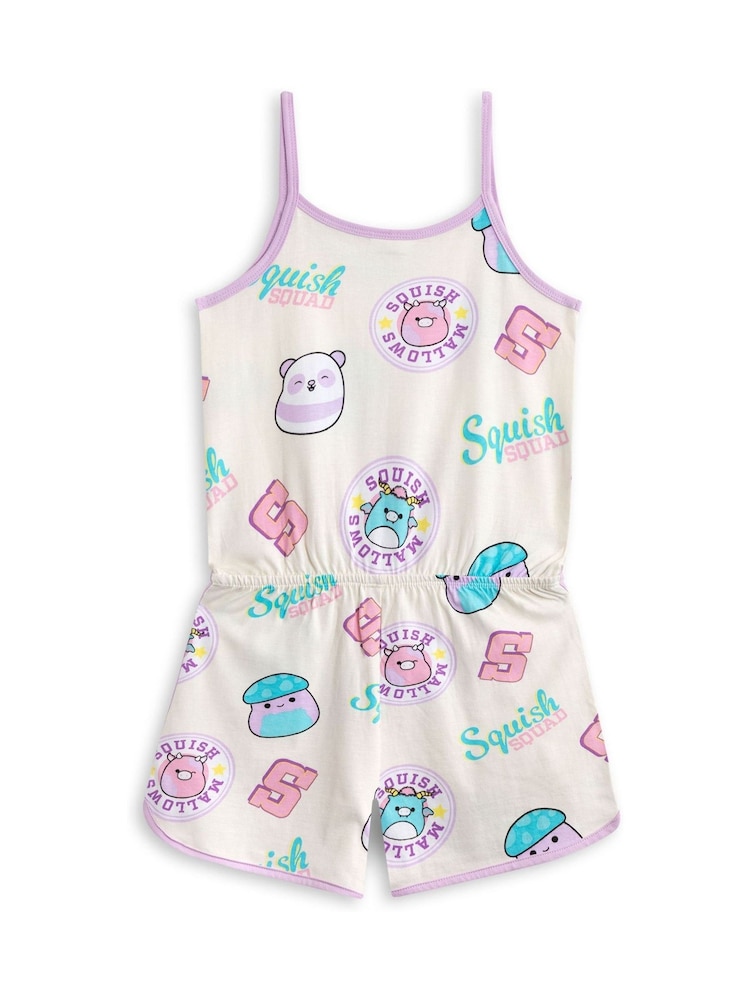 Vanilla Underground Girls Squishmallows Multicoloured Sleeveless Playsuit - Bild 2 von 6