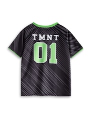 Vanilla Underground Black Boys Teenage Mutant Ninja Turtles Football Kit - Image 3 of 6