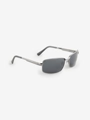 Polaroid Gunmetal Frame Black Sunglasses - Image 1 of 1