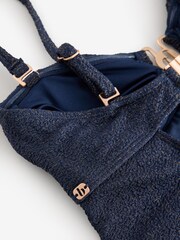 B by Ted Baker Navy Lurex Tankini Top - Image 8 of 8