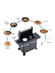Campingaz Black Campingaz 3 Series Select EXS Gas BBQ 3 Burner Side Burner Gas Barbecue - Image 6 of 6