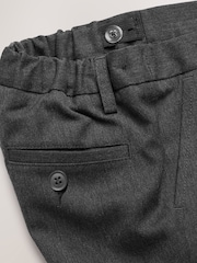 Gris - Pantalones cortos escolares con la parte delantera lisa (3-14 años) - Imagen 6 de 6