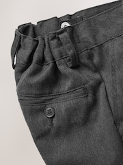Gris - Pantalones cortos escolares con la parte delantera lisa (3-14 años) - Imagen 6 de 6
