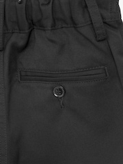 Black 2 Pack Flat Front School Shorts (3-14yrs) - Image 10 of 11