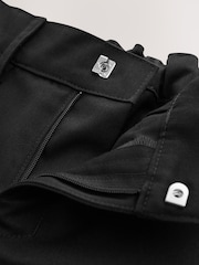 Black 2 Pack Flat Front School Shorts (3-14yrs) - Image 7 of 11