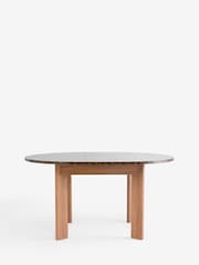 Dark Natural Marble Effect Nomad 4 To 6 Seater Extending Dining Table - Image 7 of 7