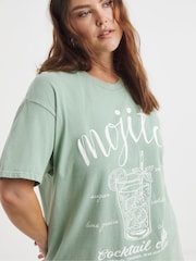 Simply Be Pink Graphic Print T-Shirts 2 Pack - Image 4 of 6