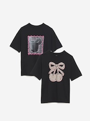 Simply Be Black Graphic Print T-Shirts 2 Pack - Image 4 of 4