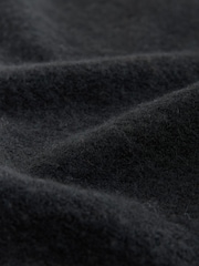 Nothing Ordinary Black Contrast Tipping Knitted Wrap Waist Cardigan - Image 7 of 8