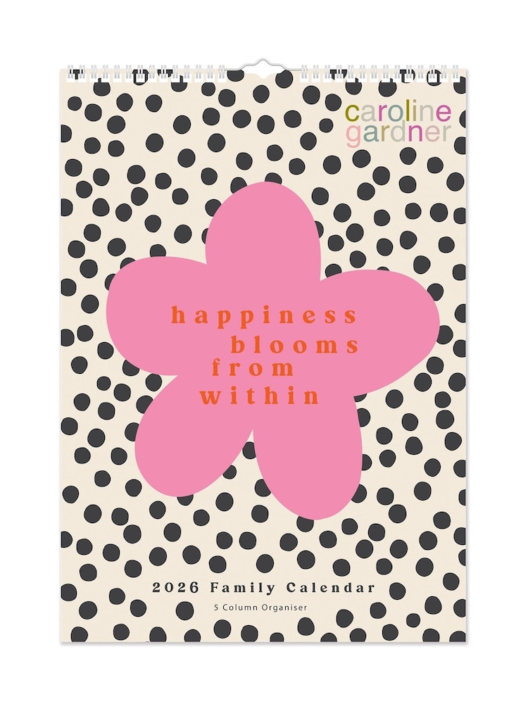 Caroline Gardner 2026 Lots of Love A3 Family Calendar & A5 Diary - Image 2 of 6