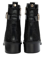 Lotus Black Chrome Ankle Boots - Image 3 of 4