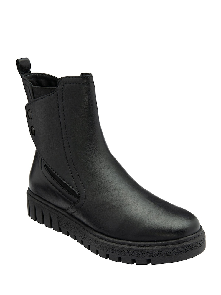 Lotus Black Ankle Boots - Image 1 of 4 Lotus Black Ankle Boots - Image 1 of 4