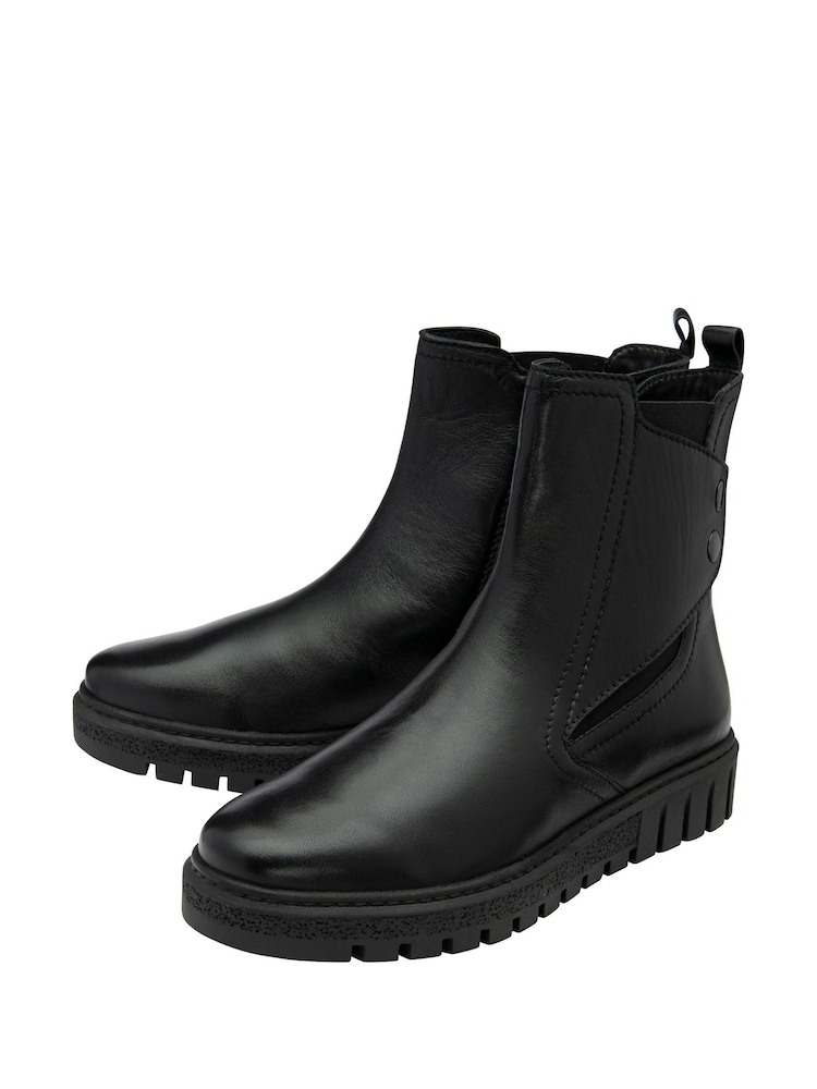Lotus Black Ankle Boots - Image 2 of 4 Lotus Black Ankle Boots - Image 2 of 4