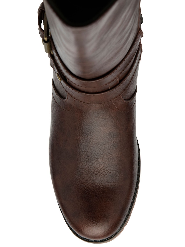 Lotus Brown Knee High Boots - Image 3 of 3 Lotus Brown Knee High Boots - Image 3 of 3