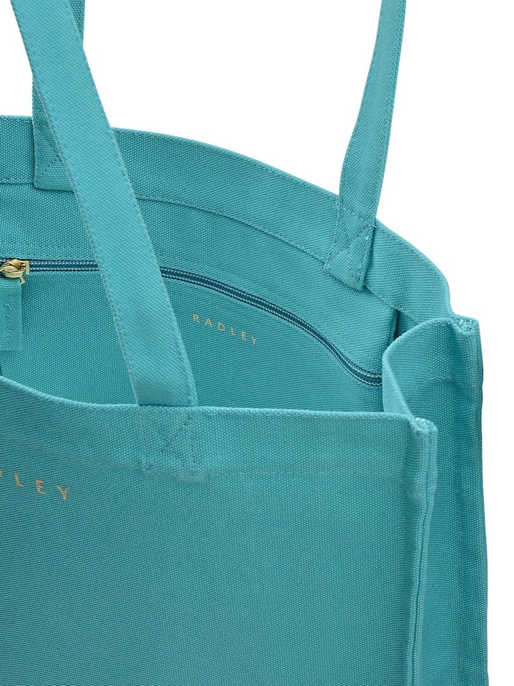 Radley Blue Deep Sea Diver Medium Open Top Tote - Image 2 of 3