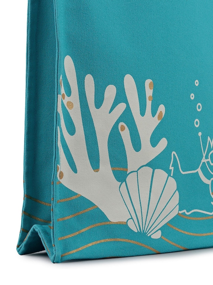 Radley Blue Deep Sea Diver Medium Open Top Tote - Image 3 of 3